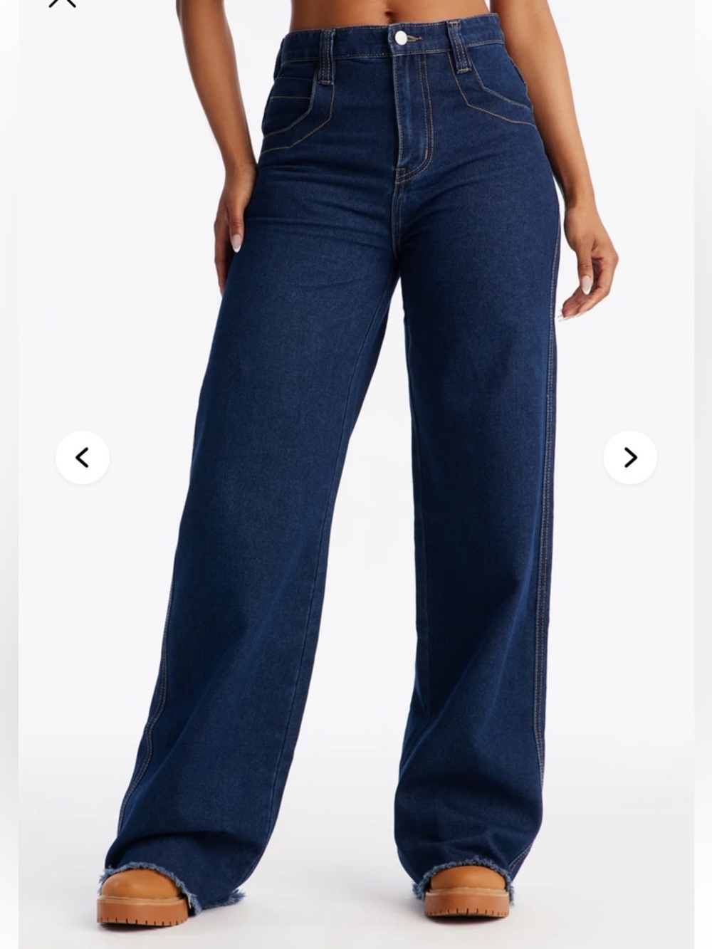 New With Tags - Fashion Nova Jeans - Size 13 - Wide Leg